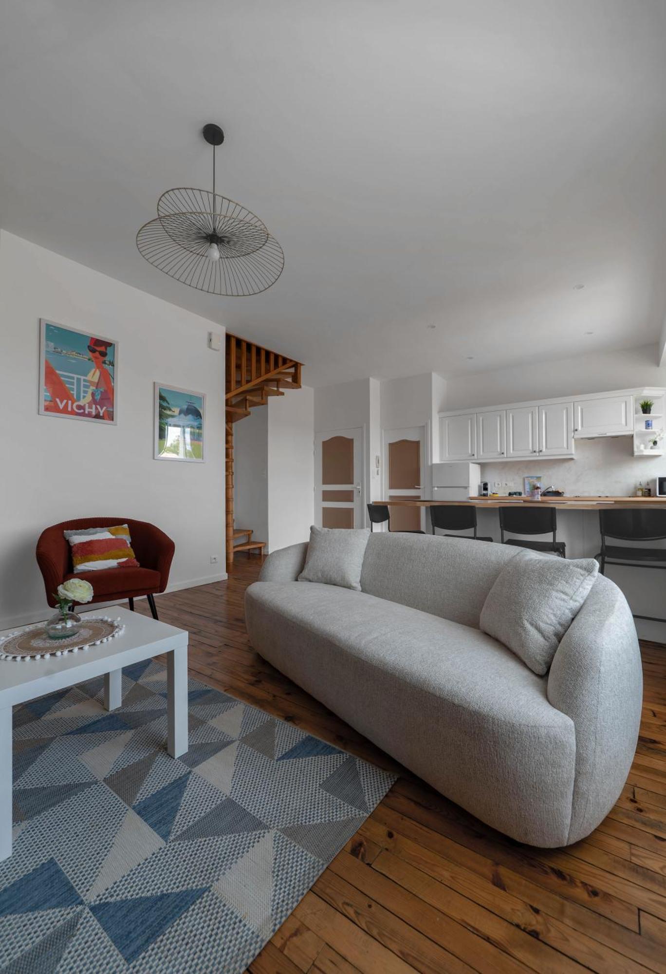 Le Grenet - Appartement Design En Duplex 维琪 外观 照片